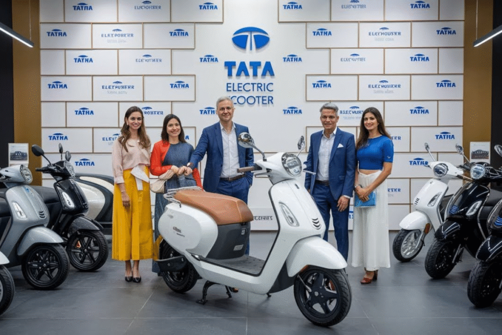Tata e-Sprint Electric Scooter Launched at ₹39,999 – 1500W Motor, Fast Charging & Futuristic Features